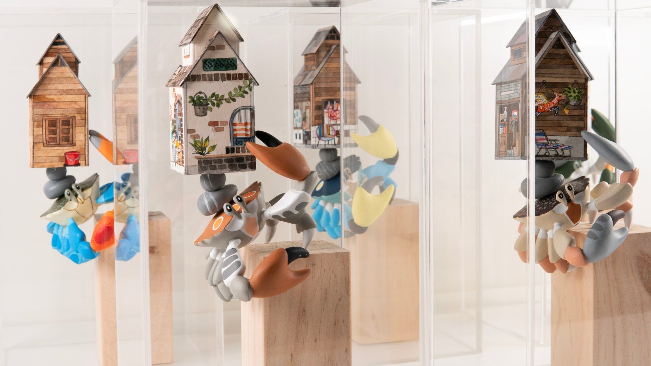 Featured Sculptures at Tsutaya Bookstore : Equilibria Series