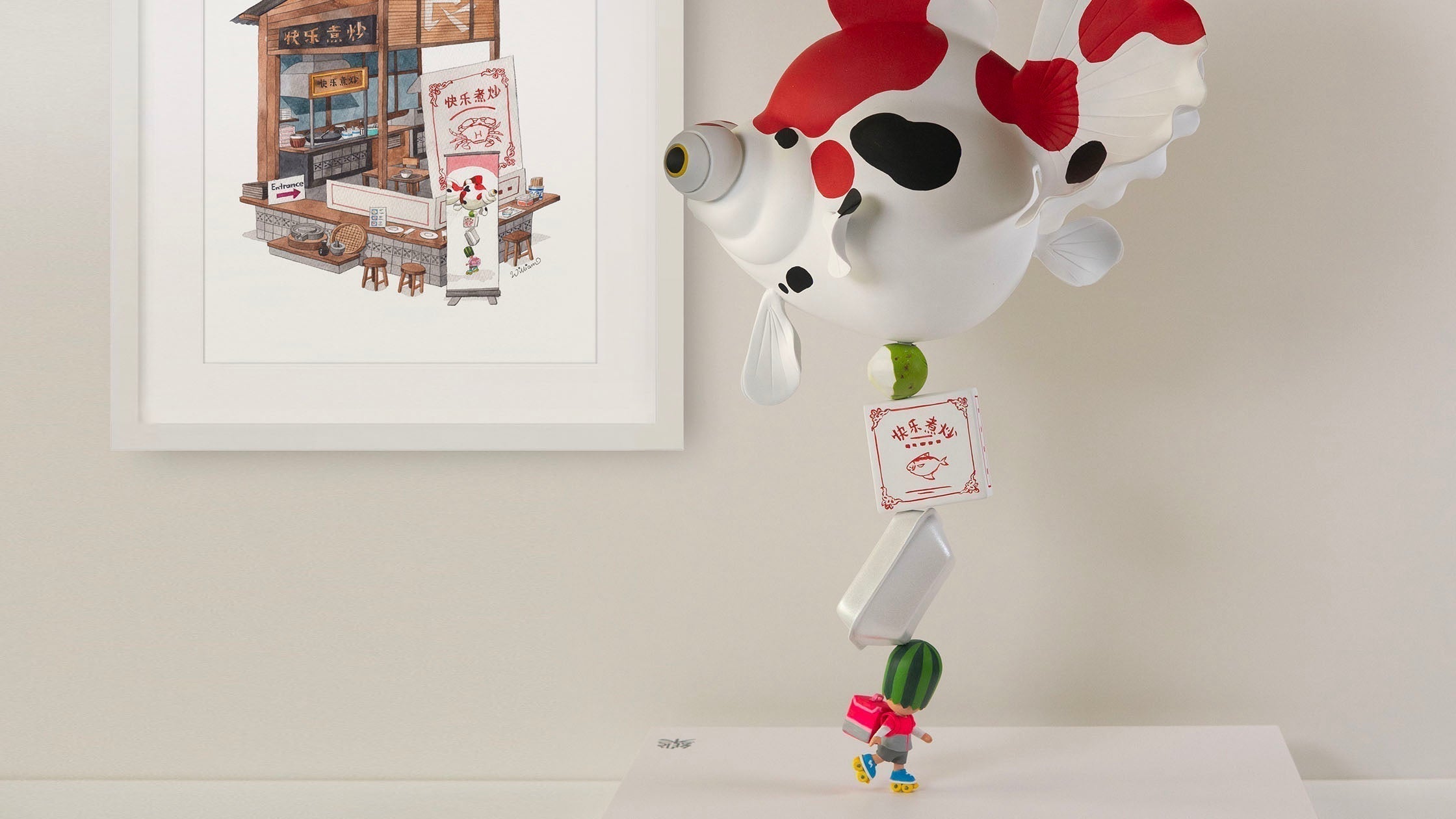 Showcase at the POP TOY SHOW event, Singapore - A Collector of Happy Things.