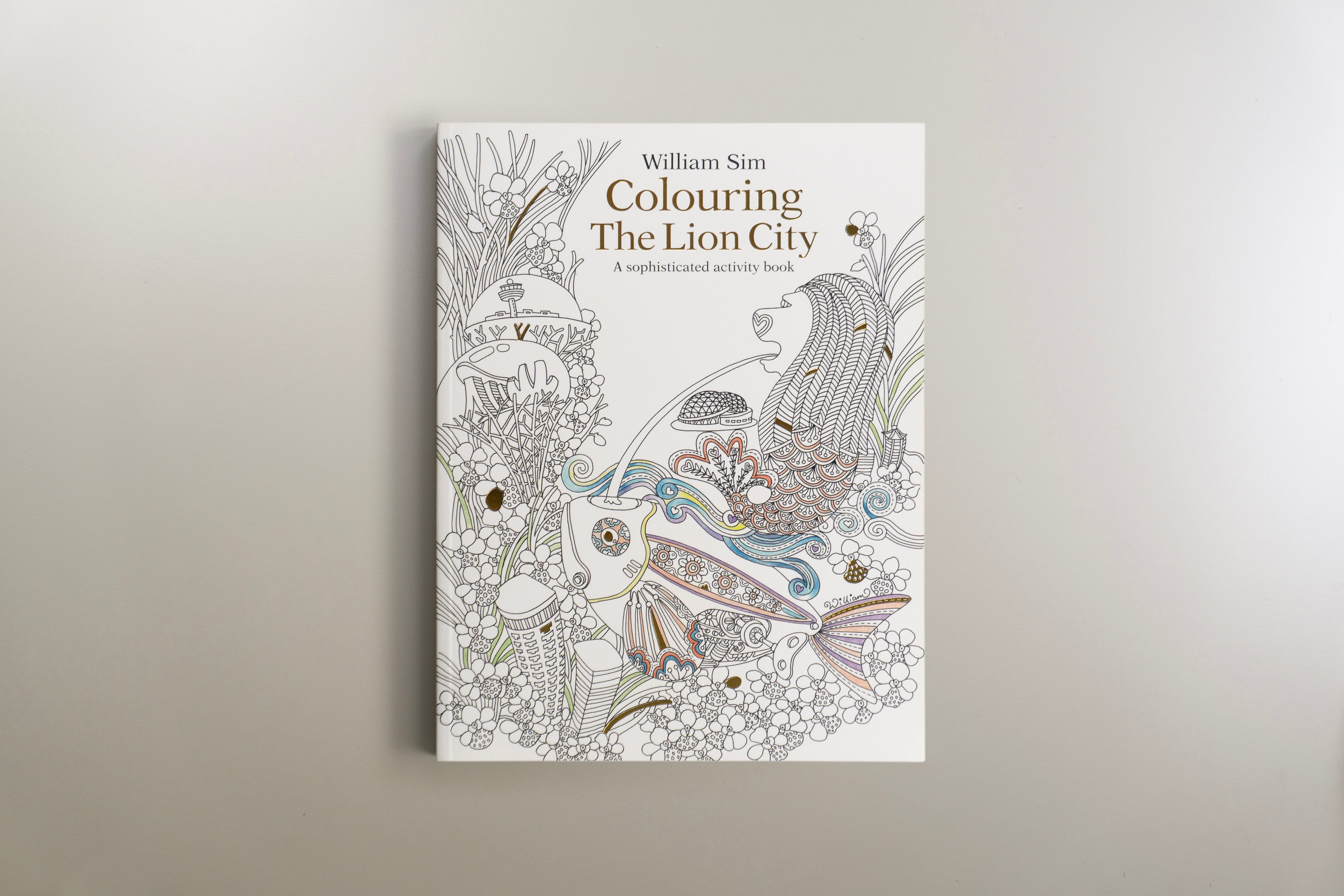 Colouring the Lion City: A Sophisticated Activity Book for Adults