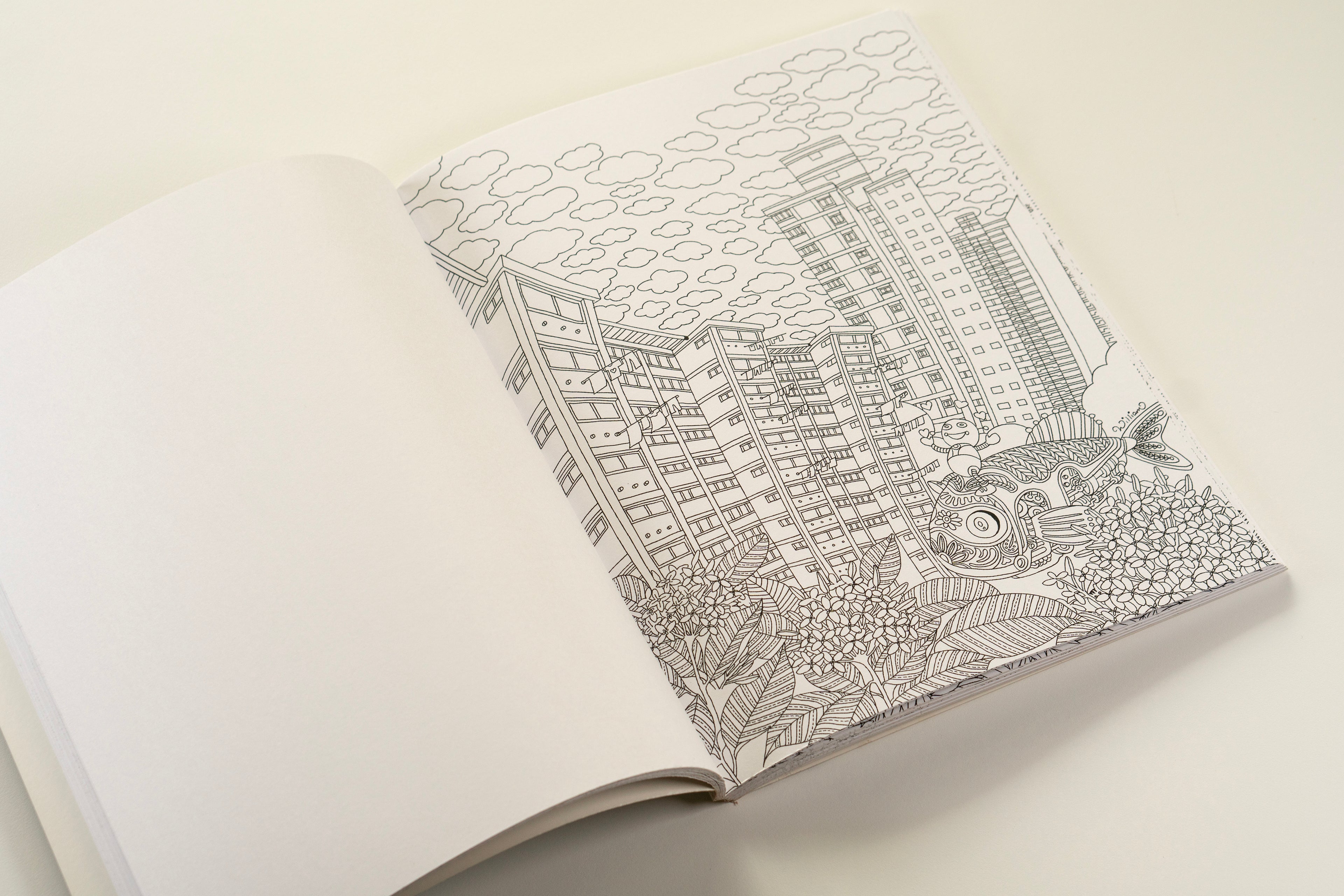 Colouring the Lion City: A Sophisticated Activity Book for Adults