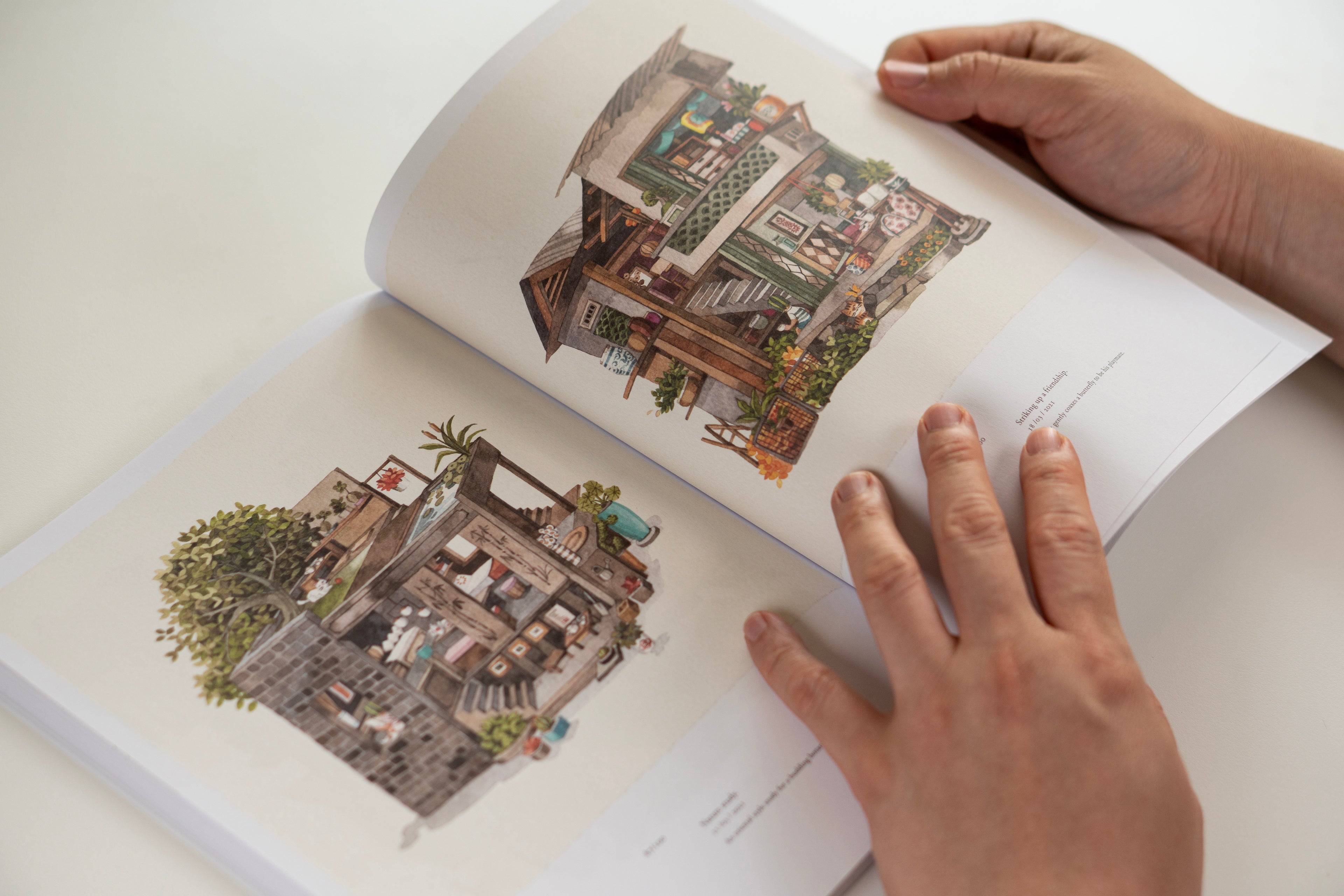 Happiness Within My Make-believe Houses