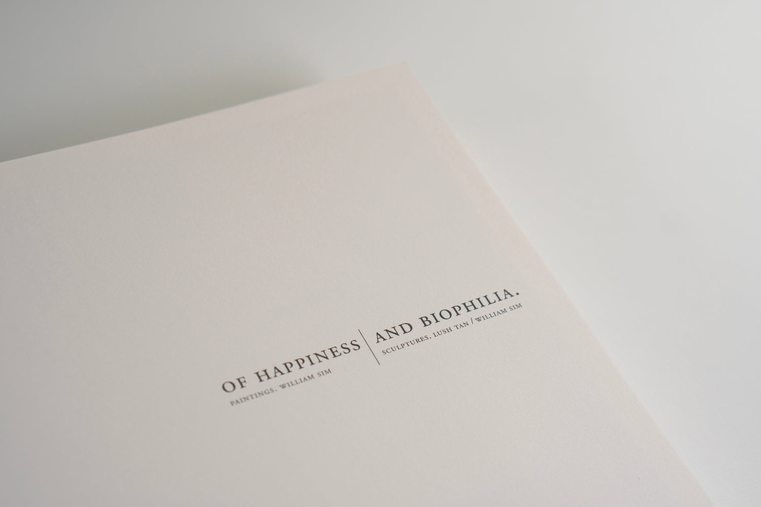 Of Happiness and Biophilia