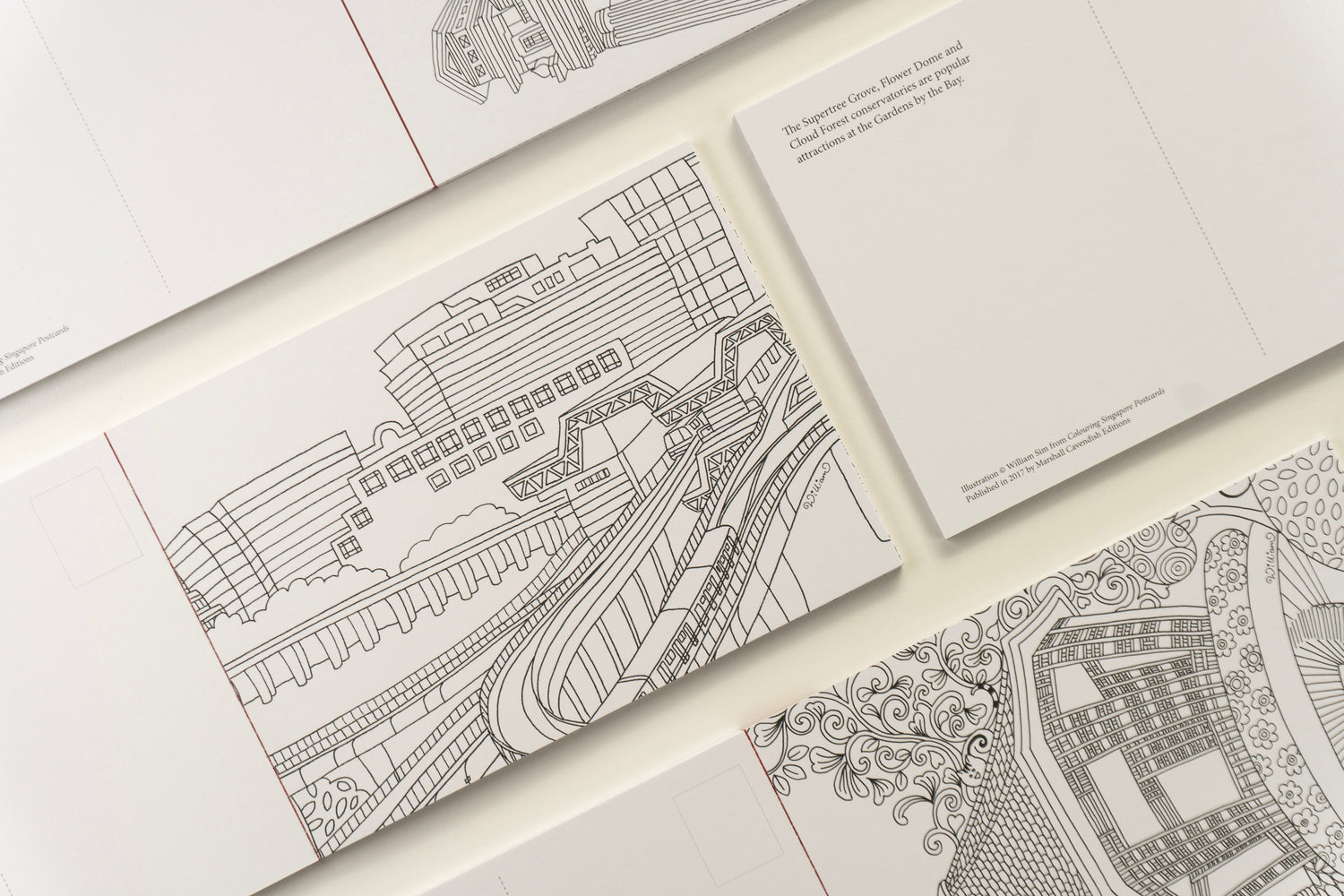 Colouring Singapore Postcard: Book 1