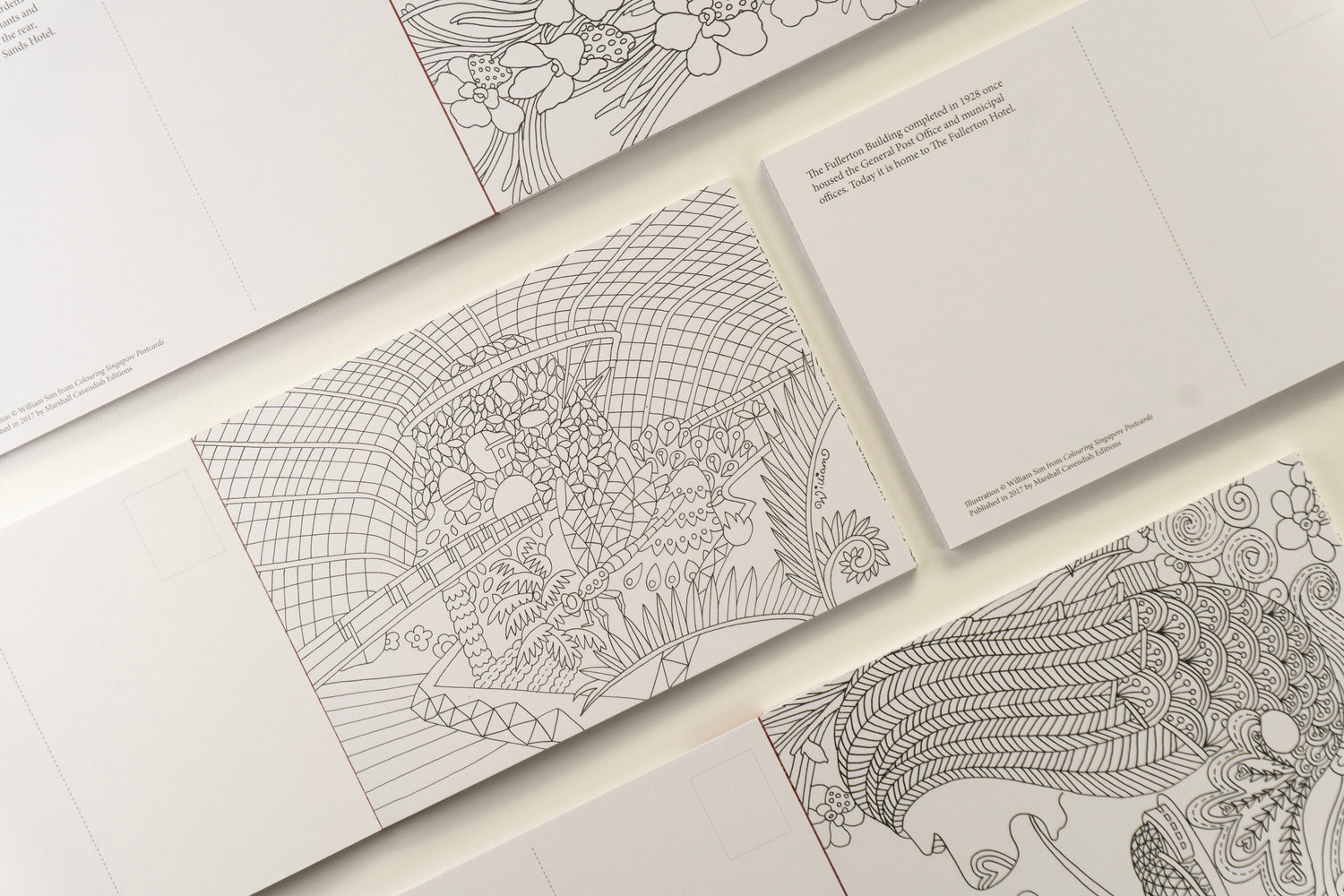 Colouring Singapore Postcard: Book 1