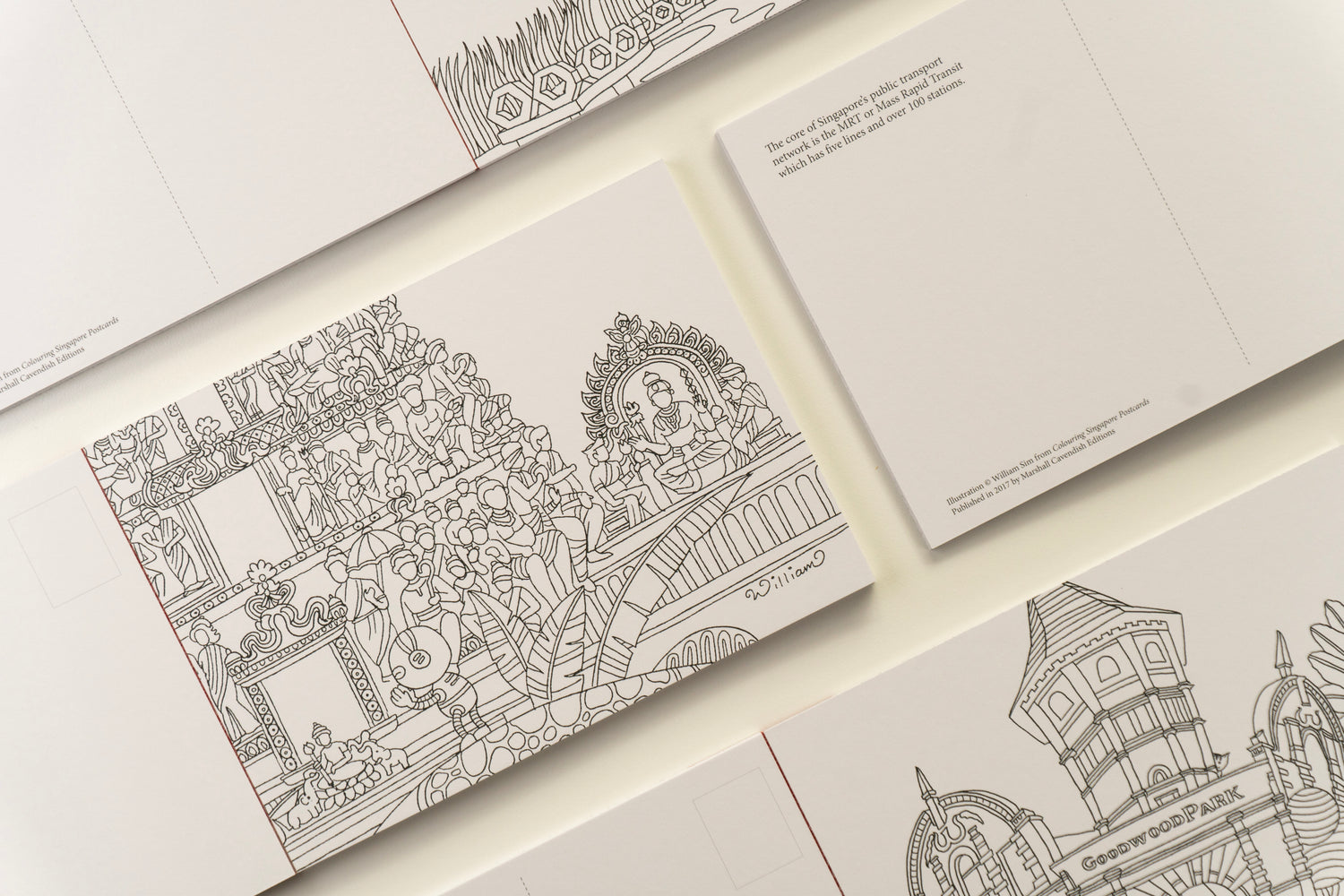 Colouring Singapore Postcard: Book 2