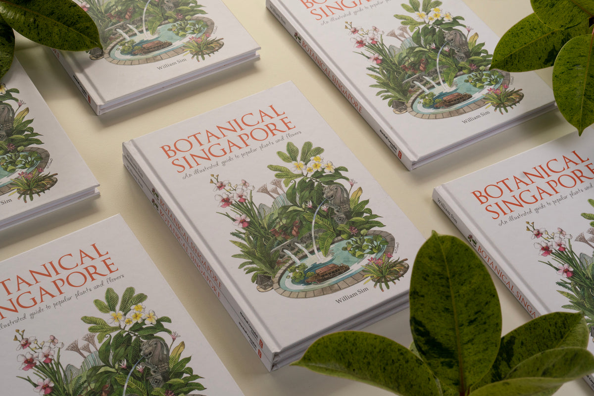 Botanical Guide Book Botanical Singapore : An illustrated guide to popular plants and flowe ...