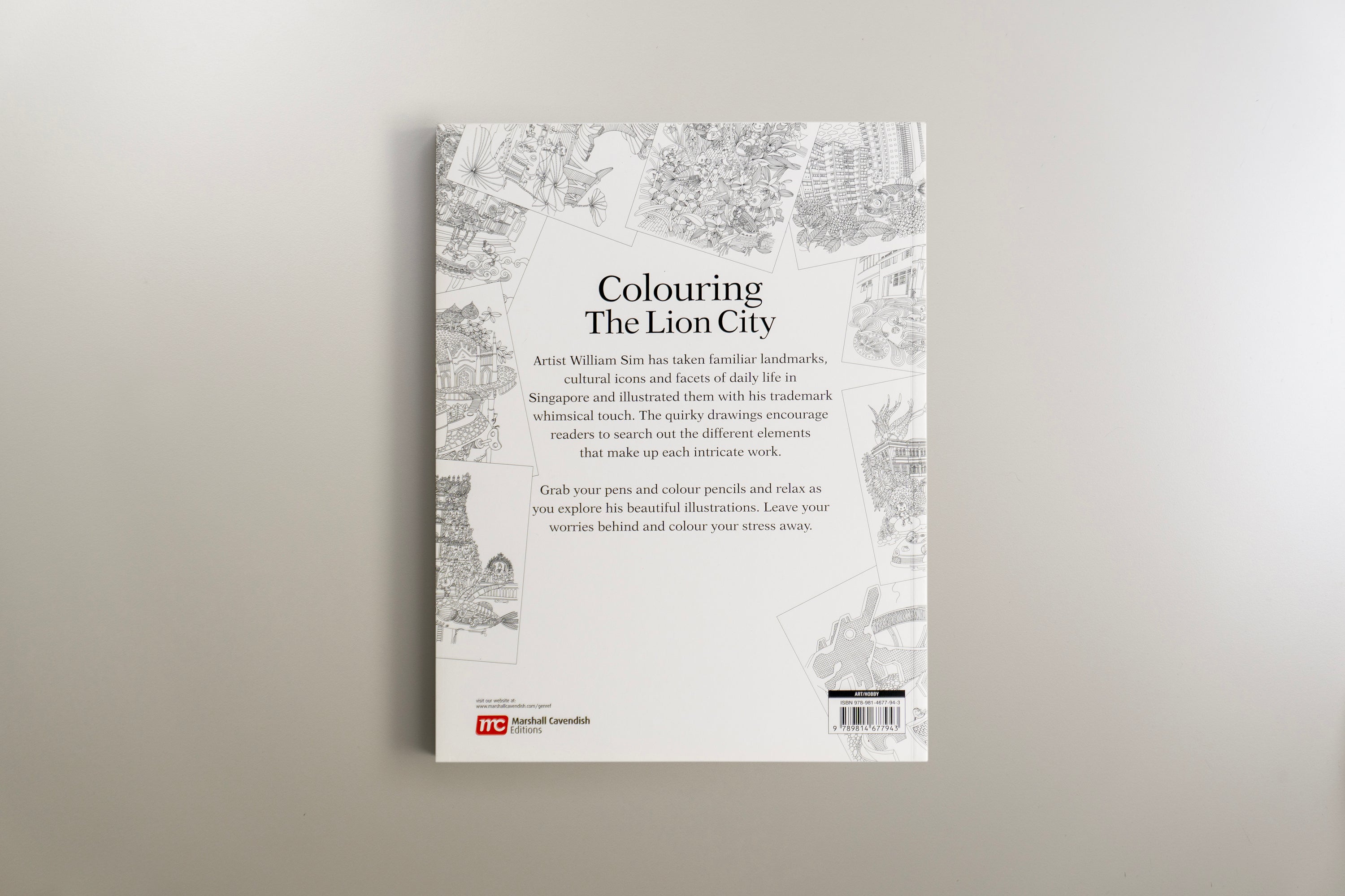 Colouring the Lion City: A Sophisticated Activity Book for Adults – The Merchant Of Happiness