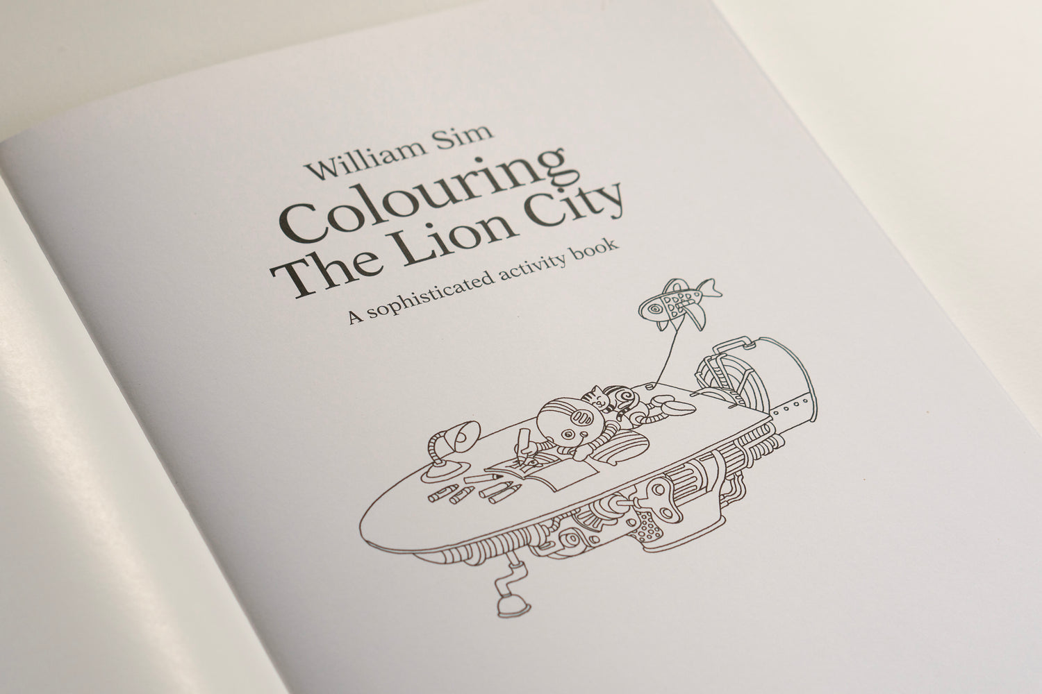 Colouring the Lion City: A Sophisticated Activity Book for Adults