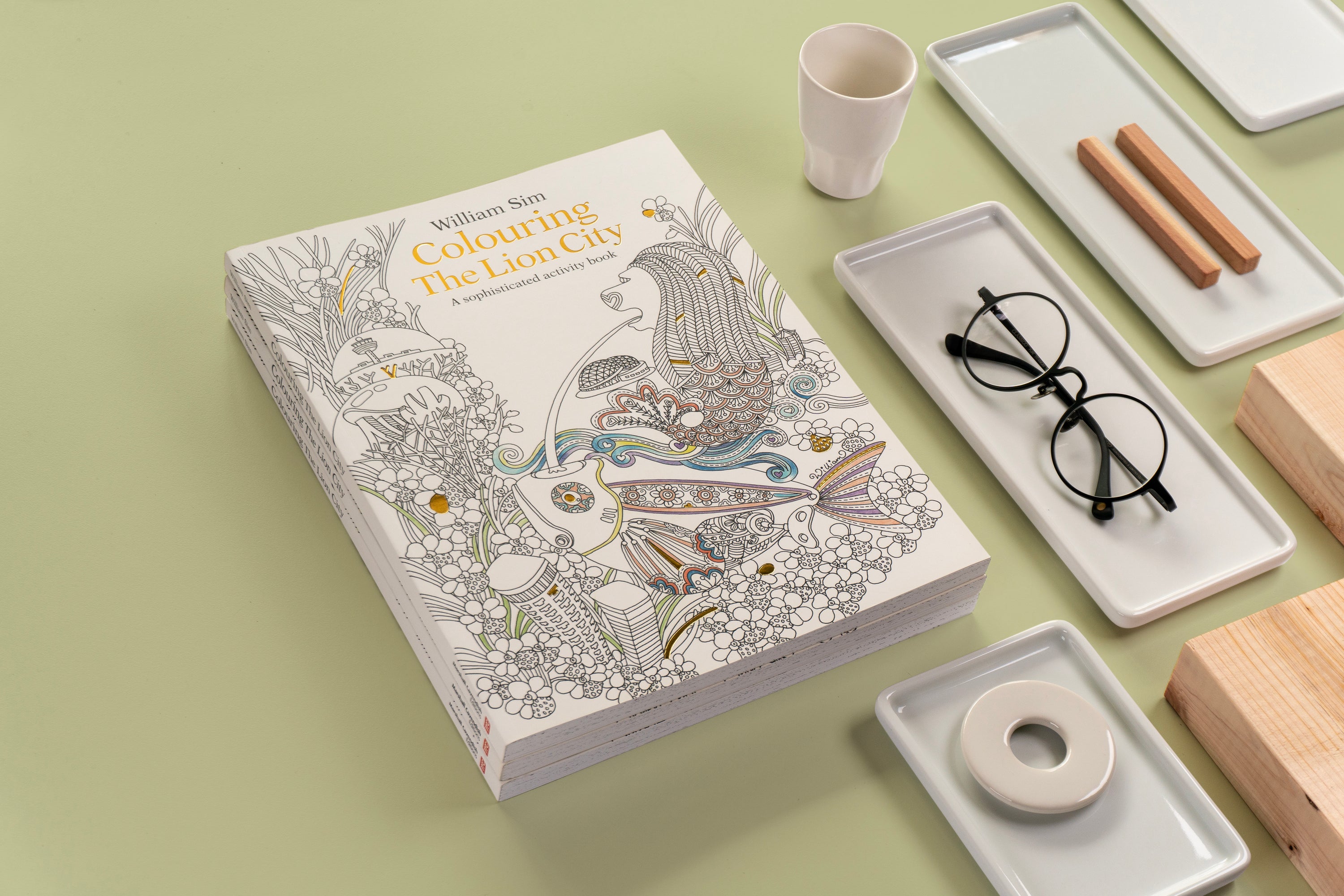 Colouring the Lion City: A Sophisticated Activity Book for Adults – The ...