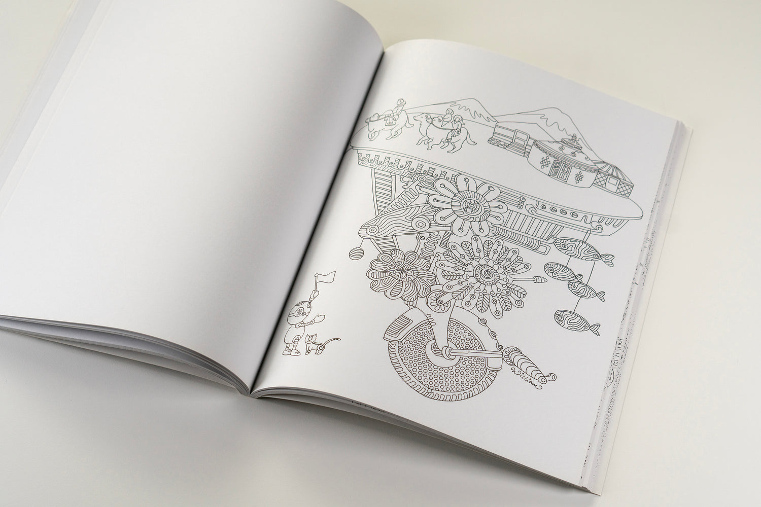 Colouring the World: A Sophisticated Activity Book for Adults