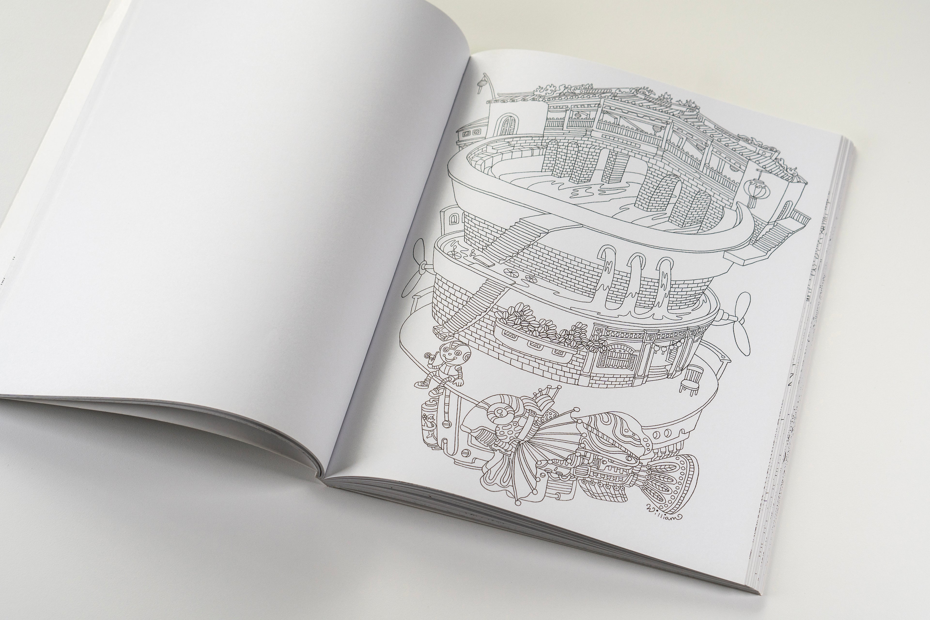 Colouring the World: A Sophisticated Activity Book for Adults