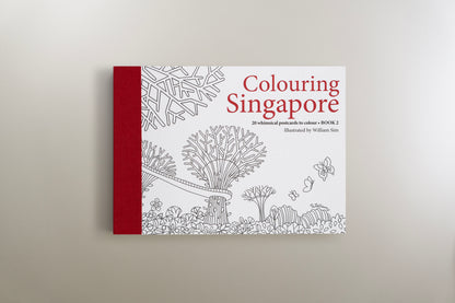 Colouring Singapore Postcard: Book 2